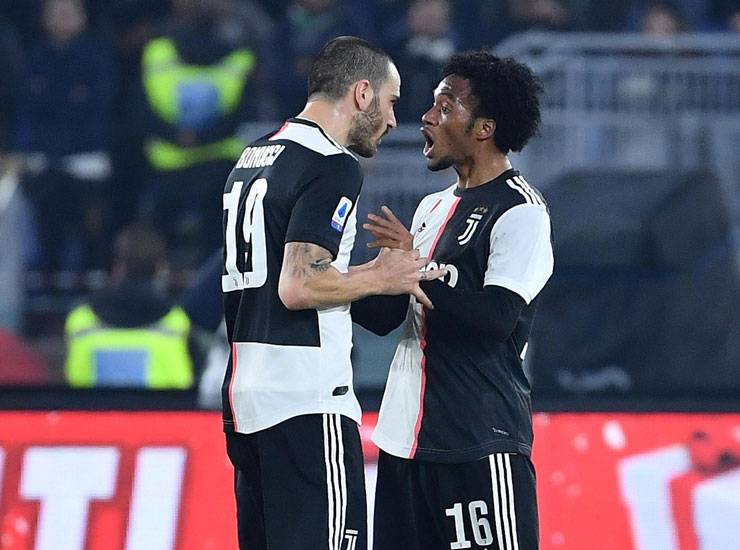 Leonardo Bonucci e Juan Cuadrado