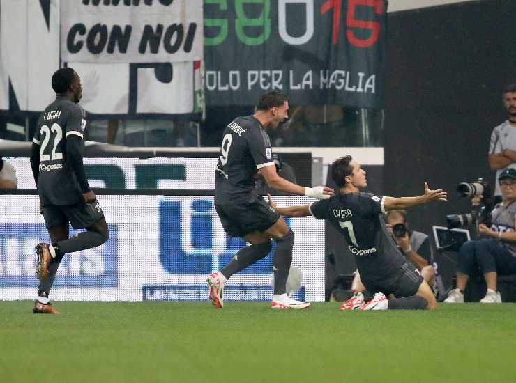 L'esultanza di Federico Chiesa
