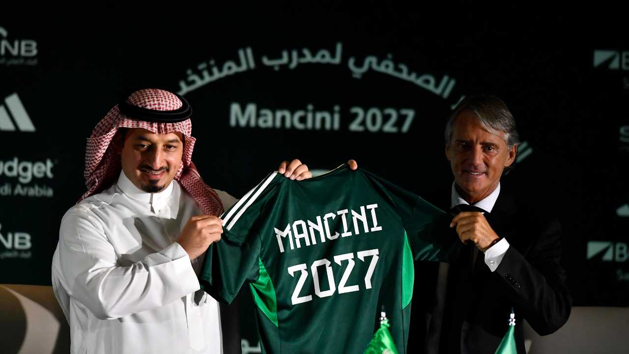 Roberto Mancini, nuovo CT dell'Arabia Saudita