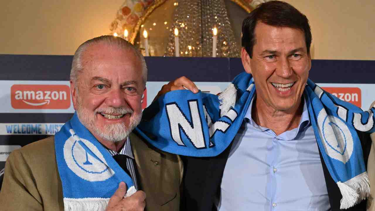 Aurelio De Laurentiis e Rudi Garcia