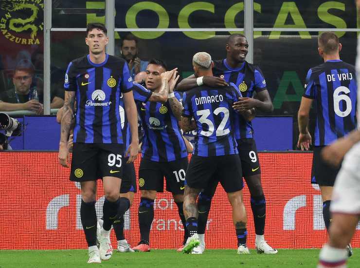 Inter in festa