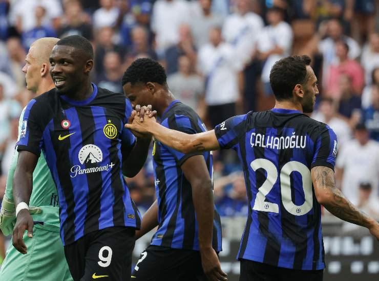 L'intesa tra Hakan Calhanoglu e Marcus Thuram