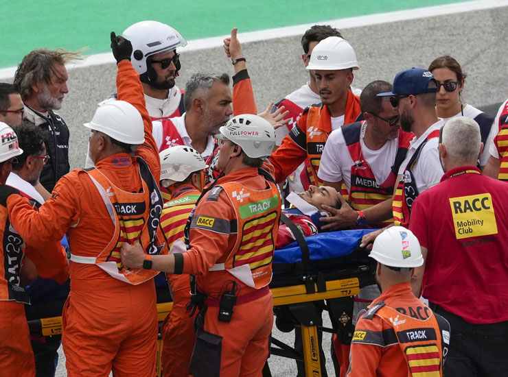 Pecco Bagnaia incidente