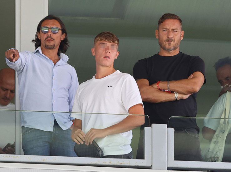 Cristian e Francesco Totti