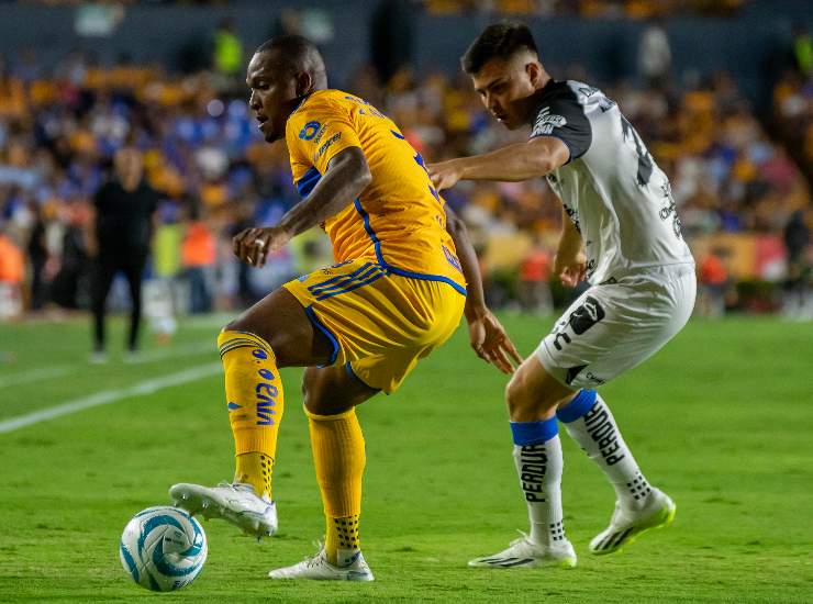 Uno scatto del match tra Tigres e Queretaro