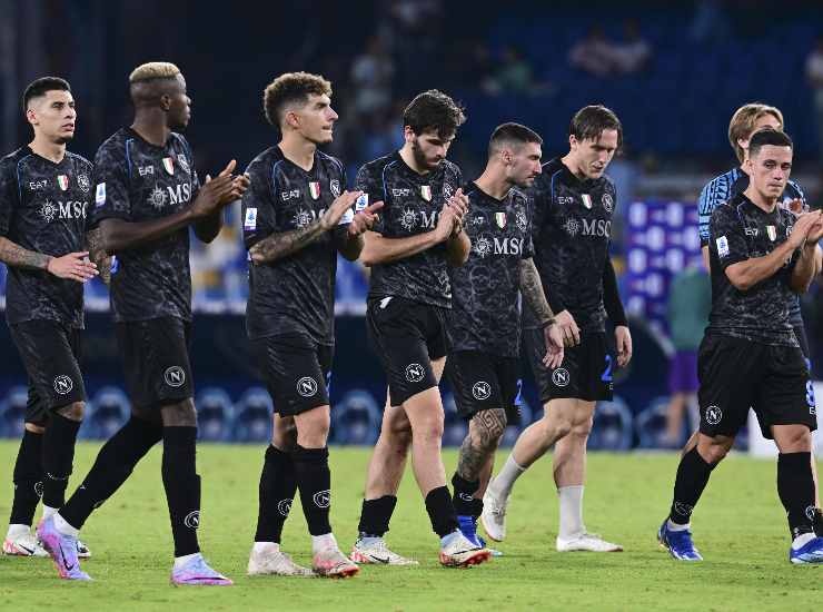 I giocatori del Napoli
