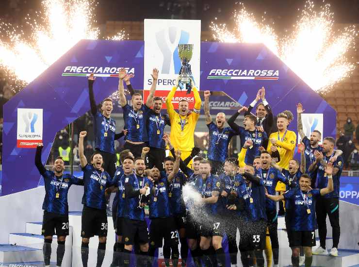 Il trionfo in Supercoppa italiana dell'Inter nel 2021