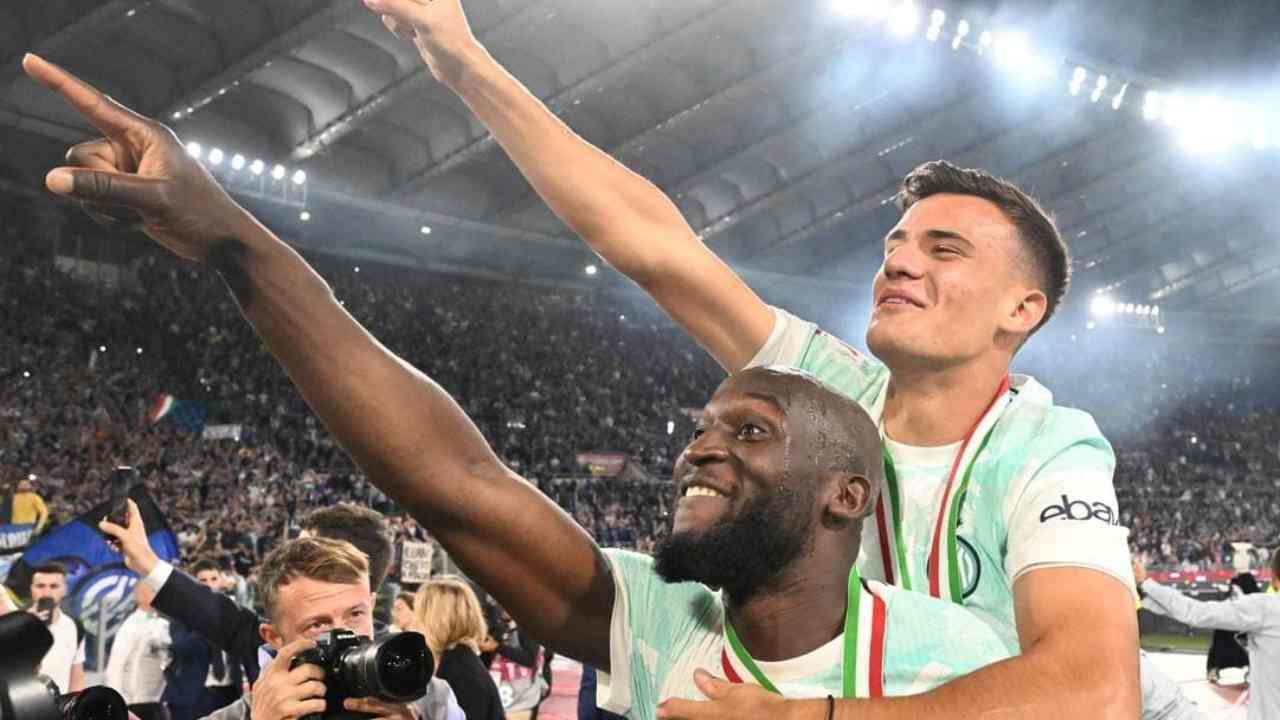 La felicità di Lukaku e Stankovic