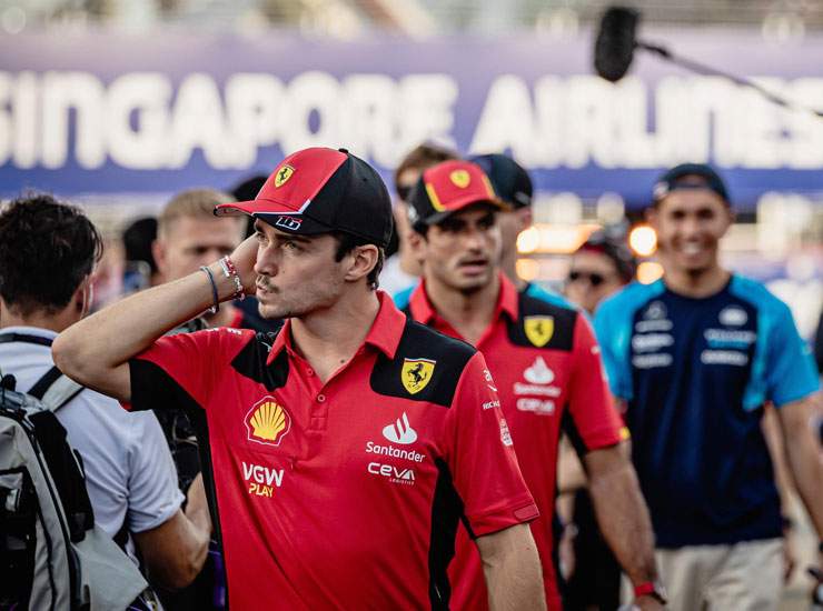 Charles Leclerc e Carlos Sainz