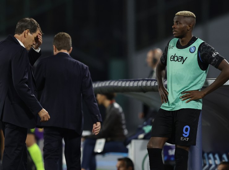 Rudi Garcia e Victor Osimhen