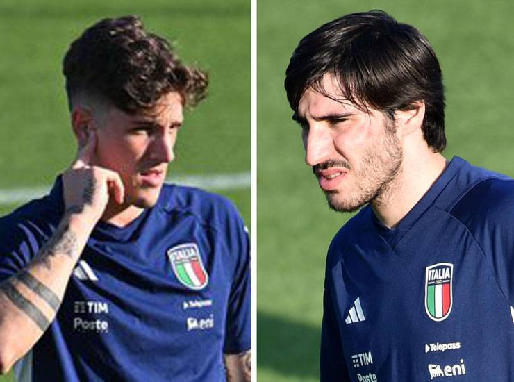 Nicolò Zaniolo e Sandro Tonali