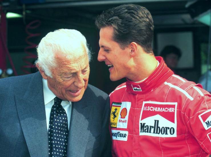 Schumacher e Gianni Agnelli