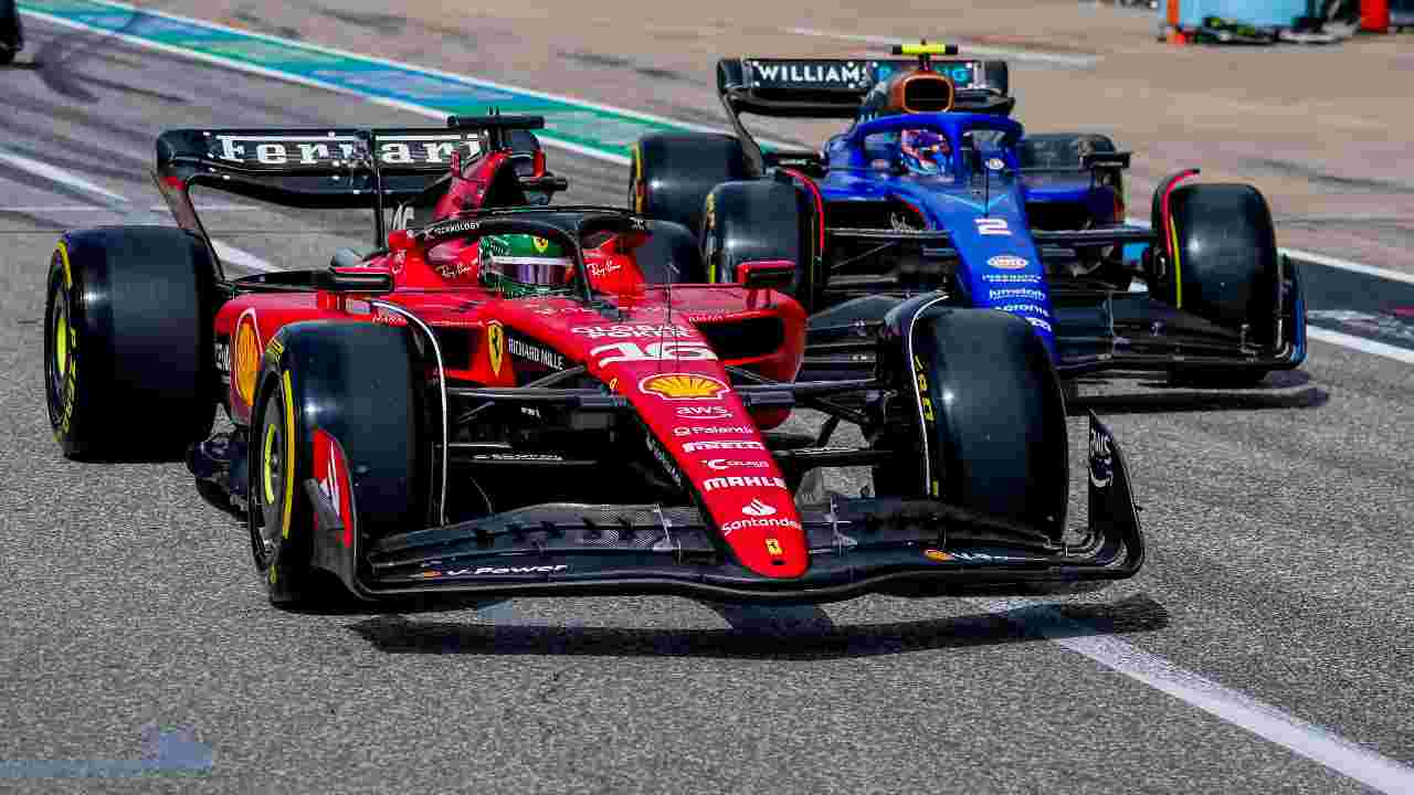 Le monoposto di Ferrari e Williams - Fonte Ansa - Ilgiornaledellosport.net