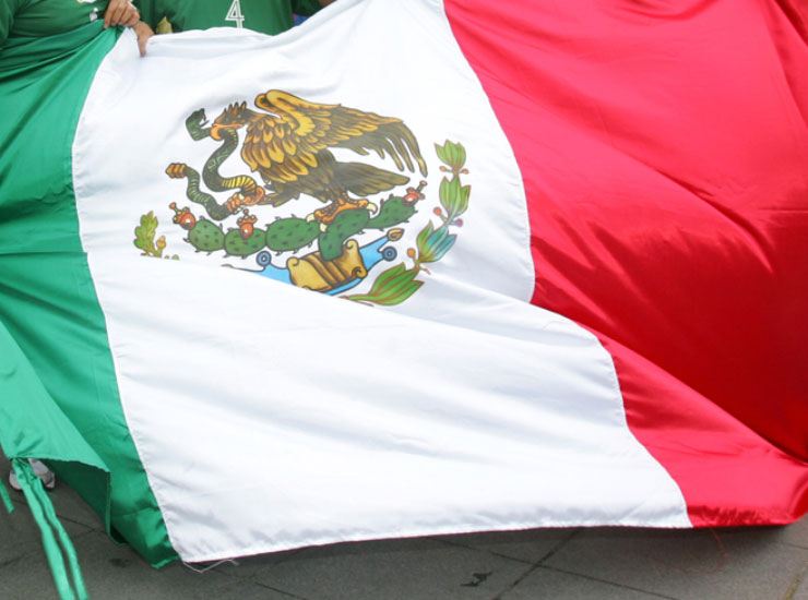 Bandiera Messico - Foto Lapresse - Ilgiornaledellosport.net