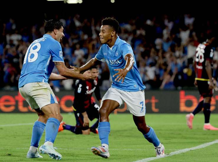 David Neres - Foto Lapresse - Ilgiornaledellosport.net