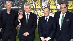 Il giorno della presentazione di Carlo Ancelotti al Real Madrid