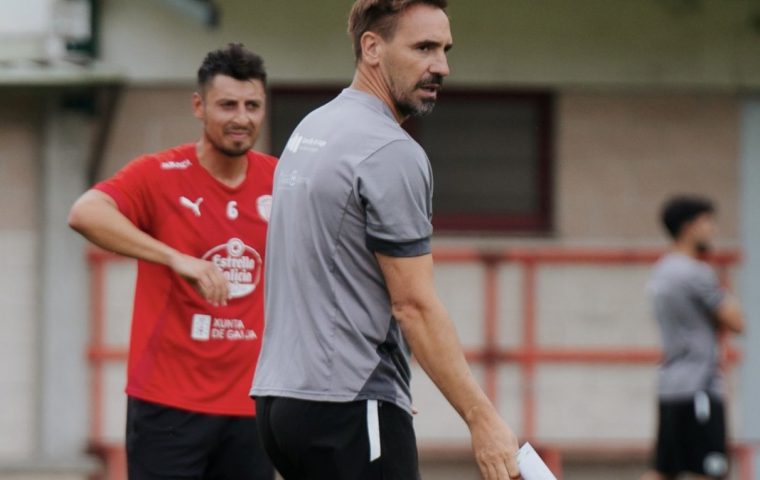 Borja Fernández e un tifoso del Lugo in un momento divertente: “Lo vi tarde”