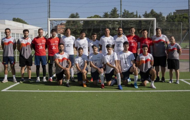 La selezione spagnola di calcio a 5 per ciechi si prepara al Europeo di Estrasburgo