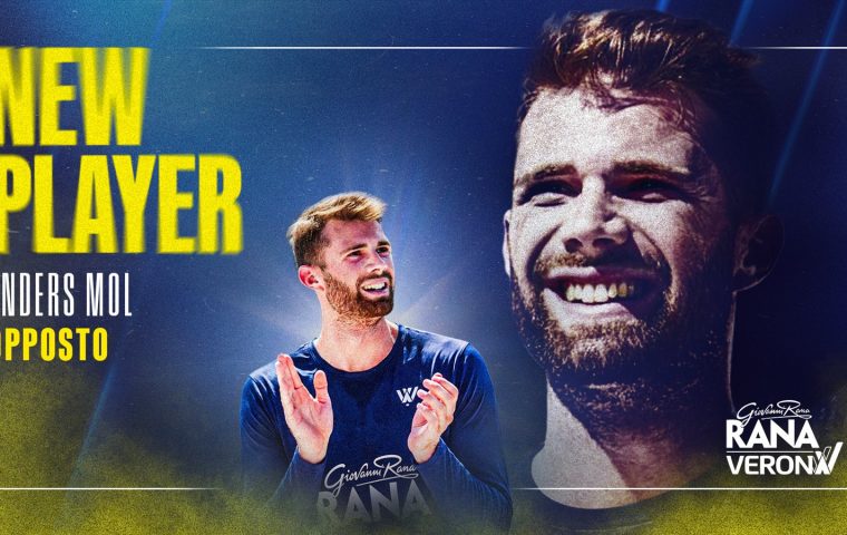 Anders Mol si unisce a Rana Verona: completato il roster per la prossima stagione