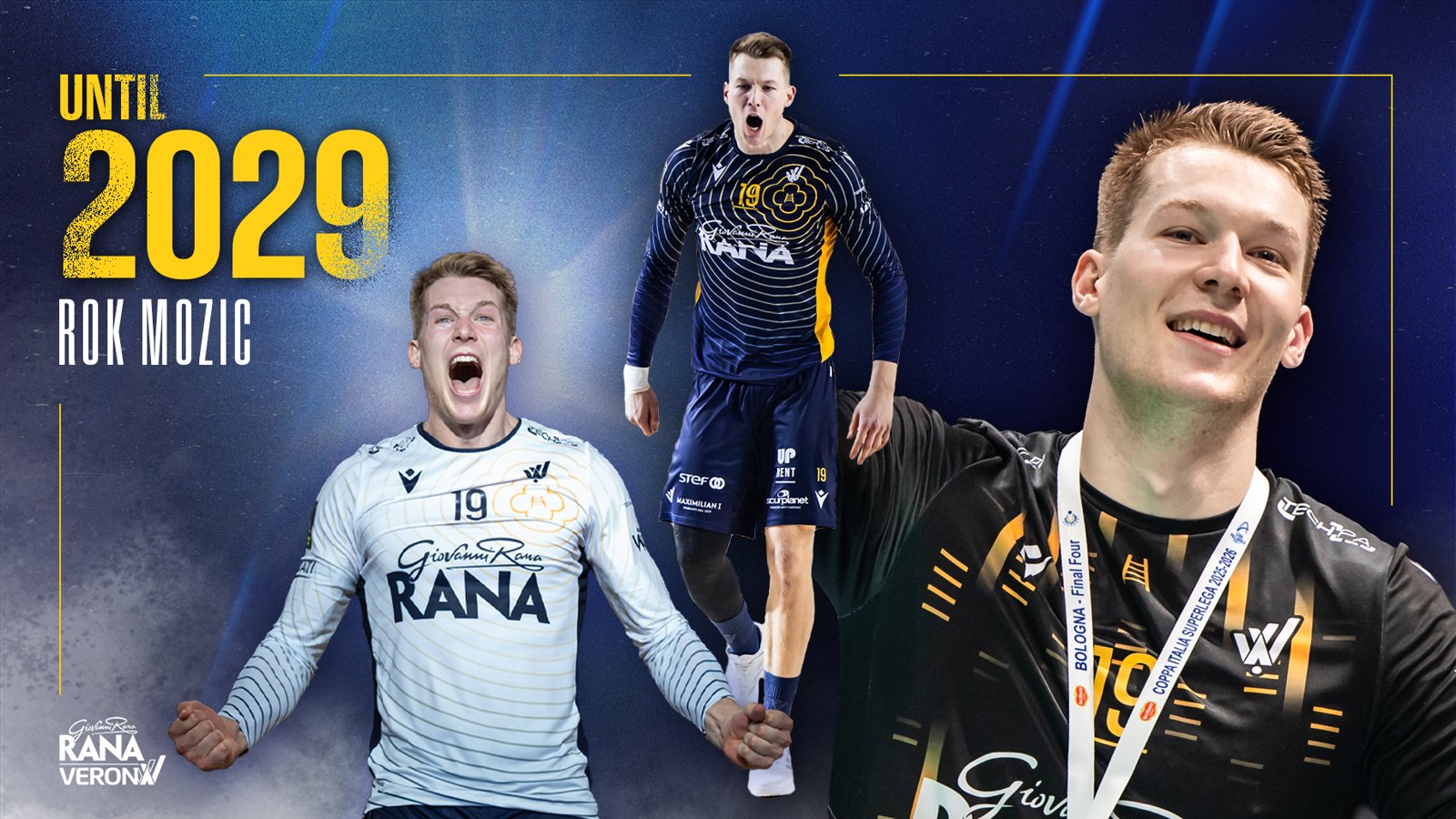 Rok Mozic prolunga il contratto con Rana Verona fino al 2029