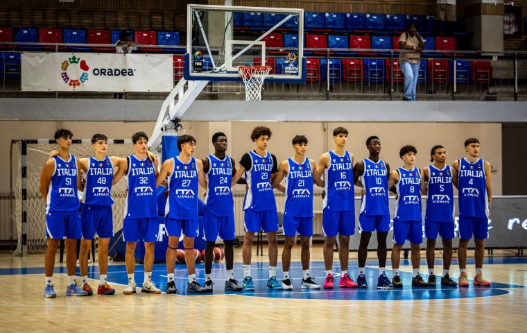 Italia sconfitta 110-77 contro la Cechia, seconda sconfitta in Euro U16